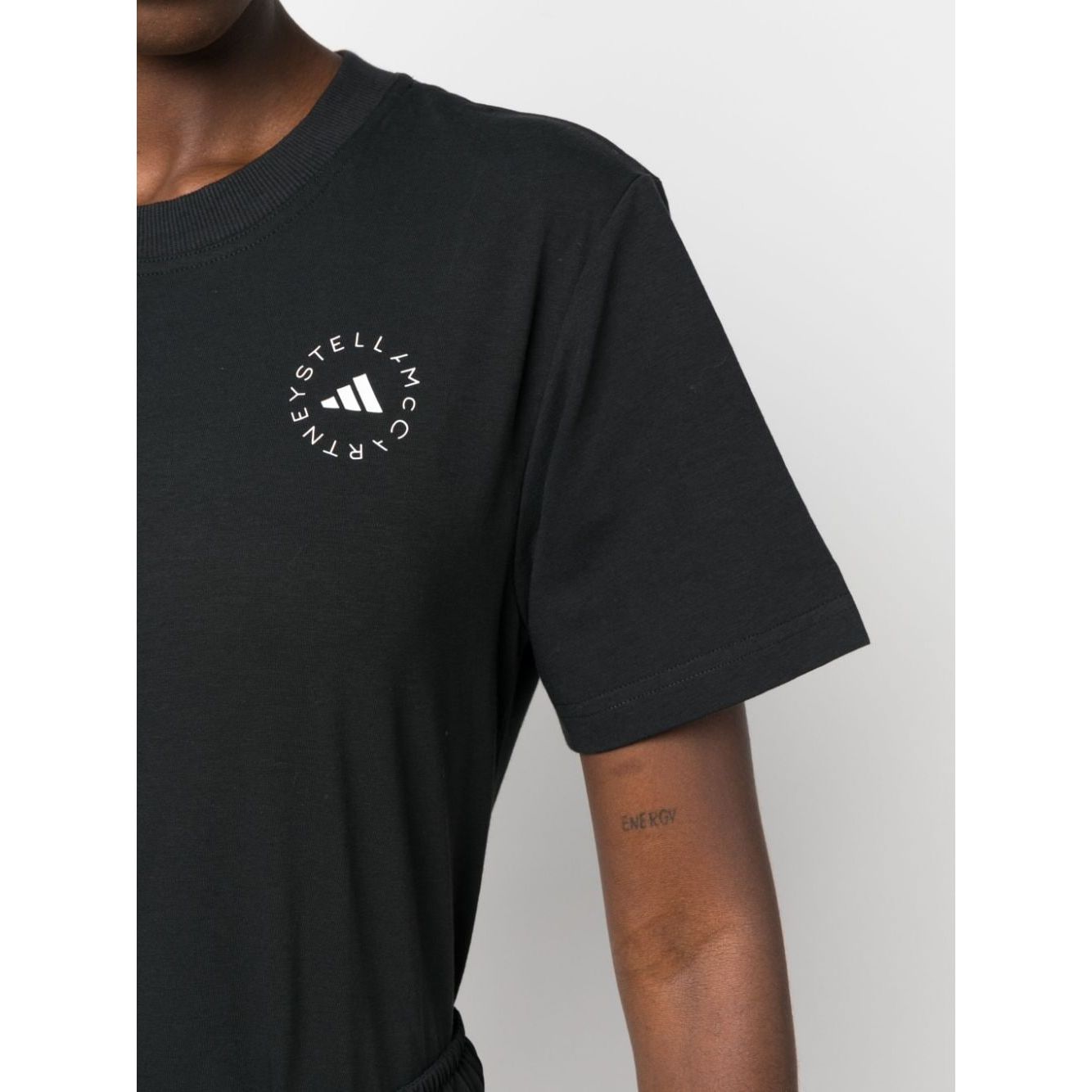 Adidas By Stella McCartney T-shirts and Polos Black Topwear Adidas By Stella McCartney Dark Slate Gray