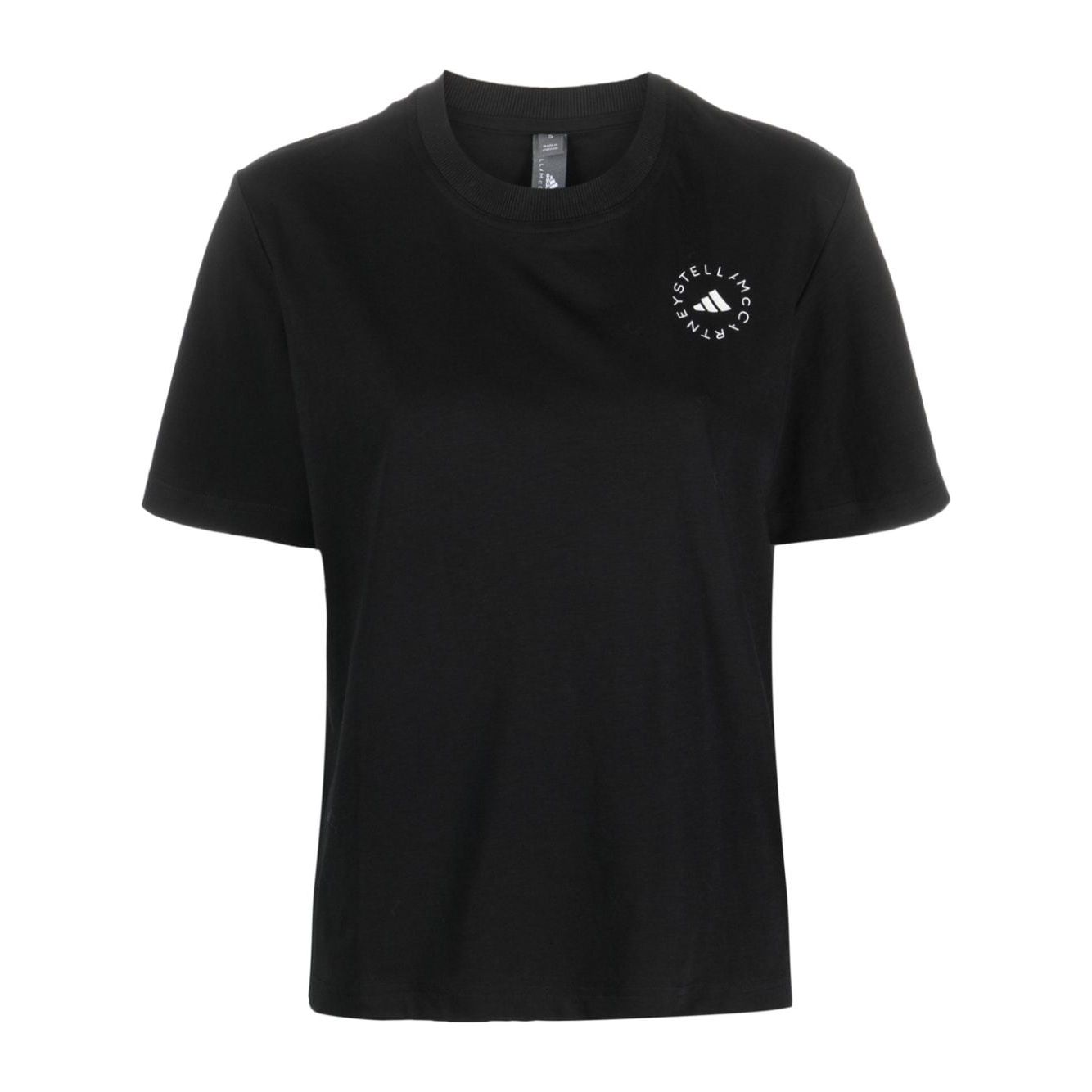 Adidas By Stella McCartney T-shirts and Polos Black Topwear Adidas By Stella McCartney Black
