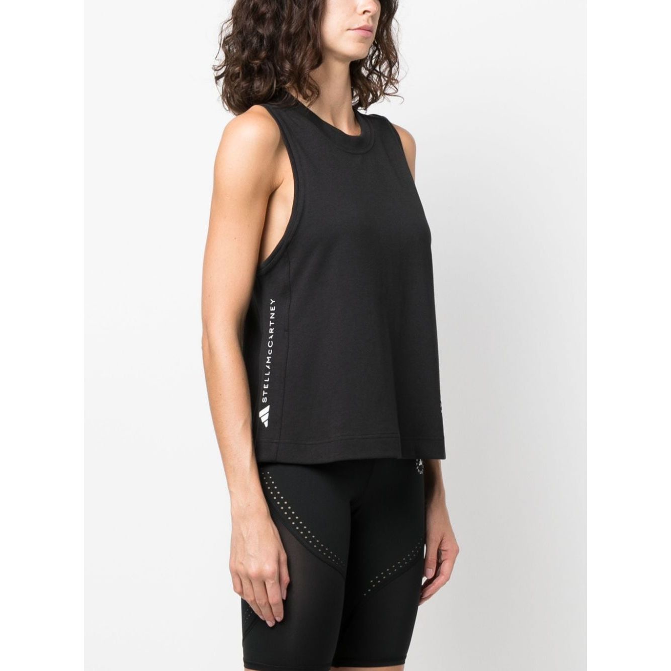 Adidas By Stella McCartney Top Black Topwear Adidas By Stella McCartney Antique White