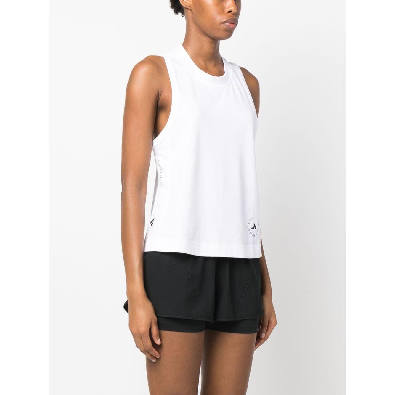 Adidas By Stella McCartney Top White Topwear Adidas By Stella McCartney White Smoke