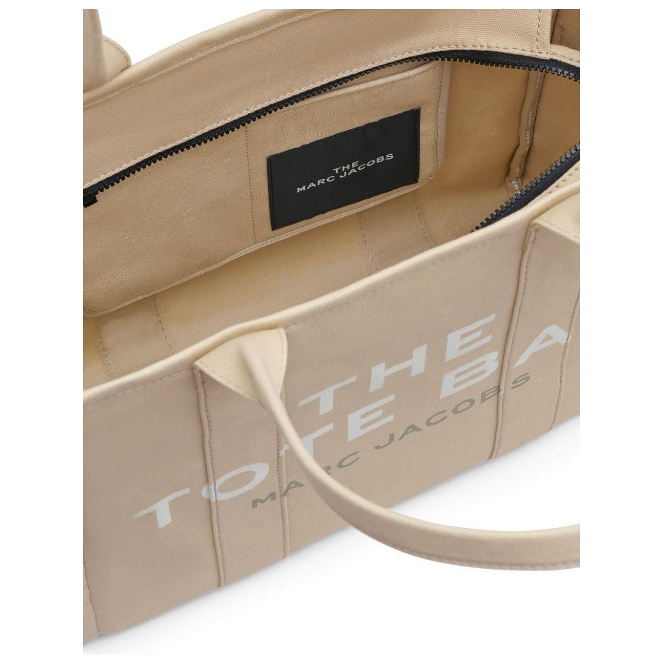 Marc Jacobs Canvas Large Tote Bag Beige Shopper Marc Jacobs Rosy Brown