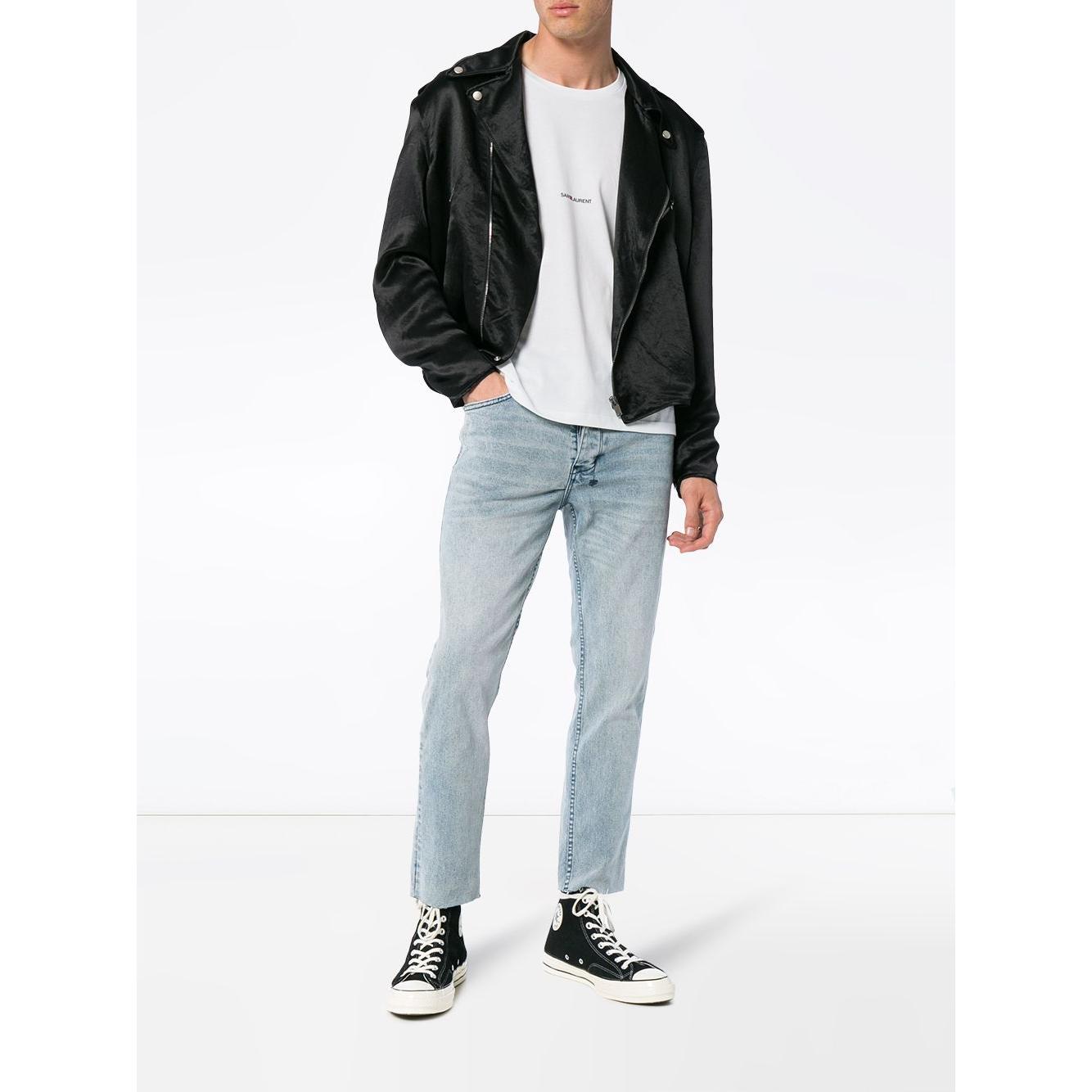 Saint Laurent T-shirts and Polos White Topwear Saint Laurent White Smoke