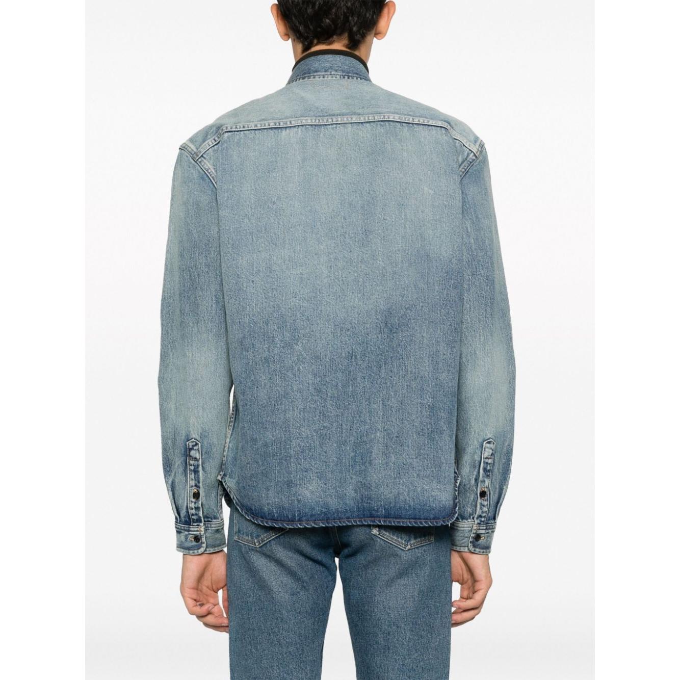 Saint Laurent Shirts Clear Blue Shirts Saint Laurent Lavender