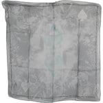 Costume National Gray Silk Shawl Foulard Wrap Scarf MS1657