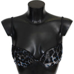 Roberto Cavalli Black Lace Reggiseno Nylon Bra Underwear BIK760-It3