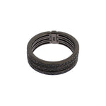 Nialaya Black CZ 925 Sterling Silver Womens SIG19102-US5