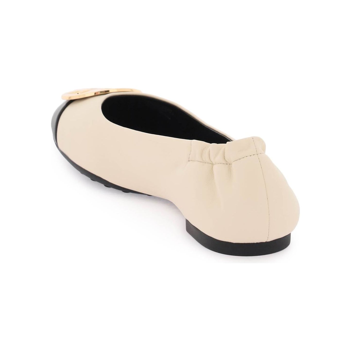 Tory Burch claire ballet flats Flat Shoes Tory Burch Light Gray