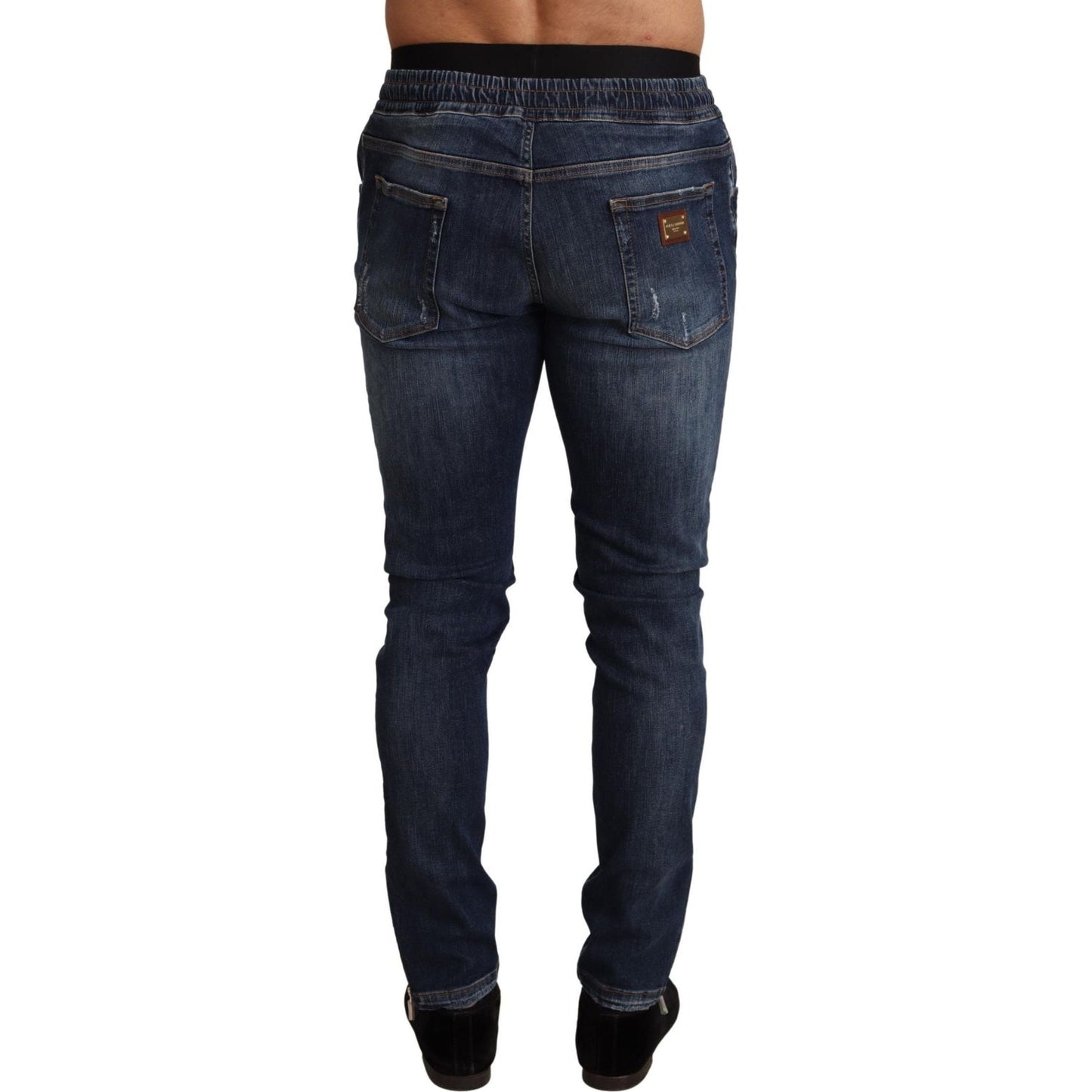 Dolce & Gabbana Elegant Dark Blue Skinny Jeans Dolce & Gabbana Dark Slate Gray