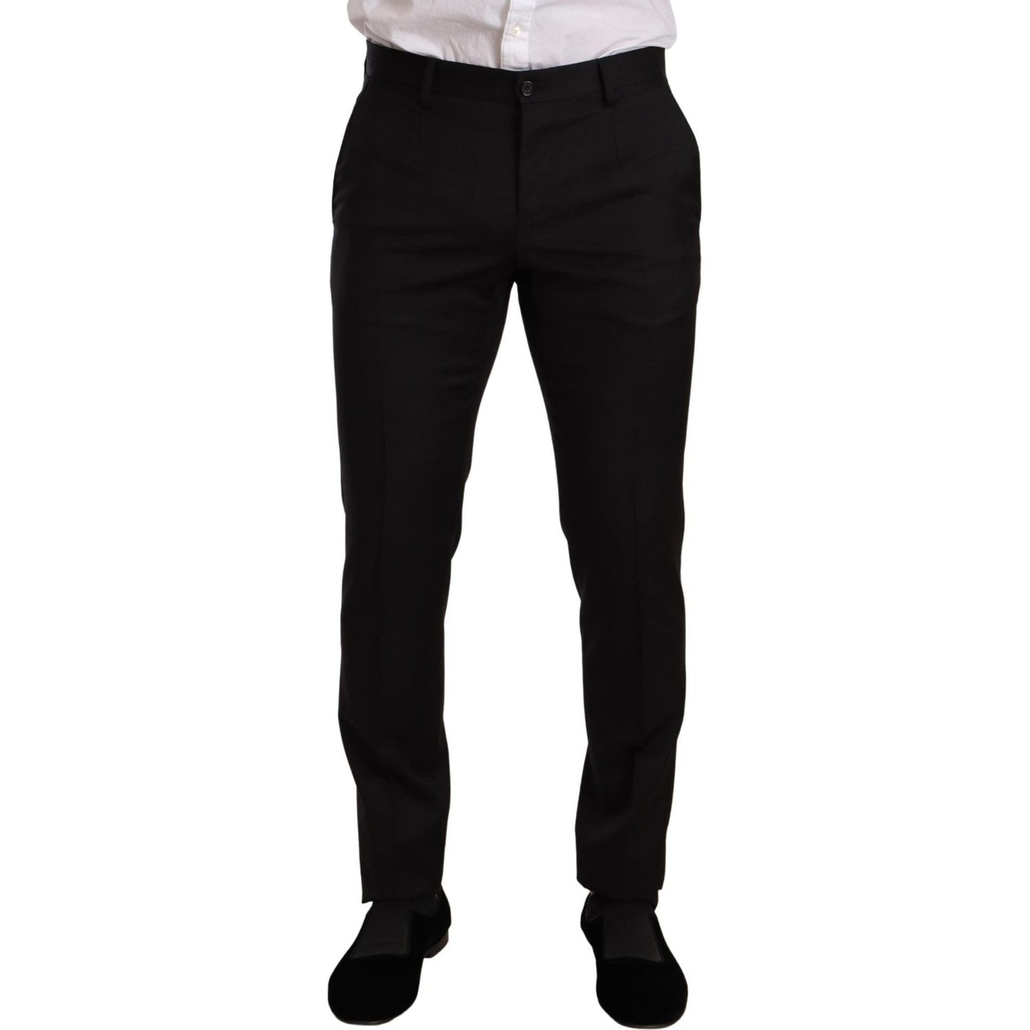 Dolce & Gabbana Elegant Slim Fit Martini Two-Piece Suit Suit Dolce & Gabbana Black