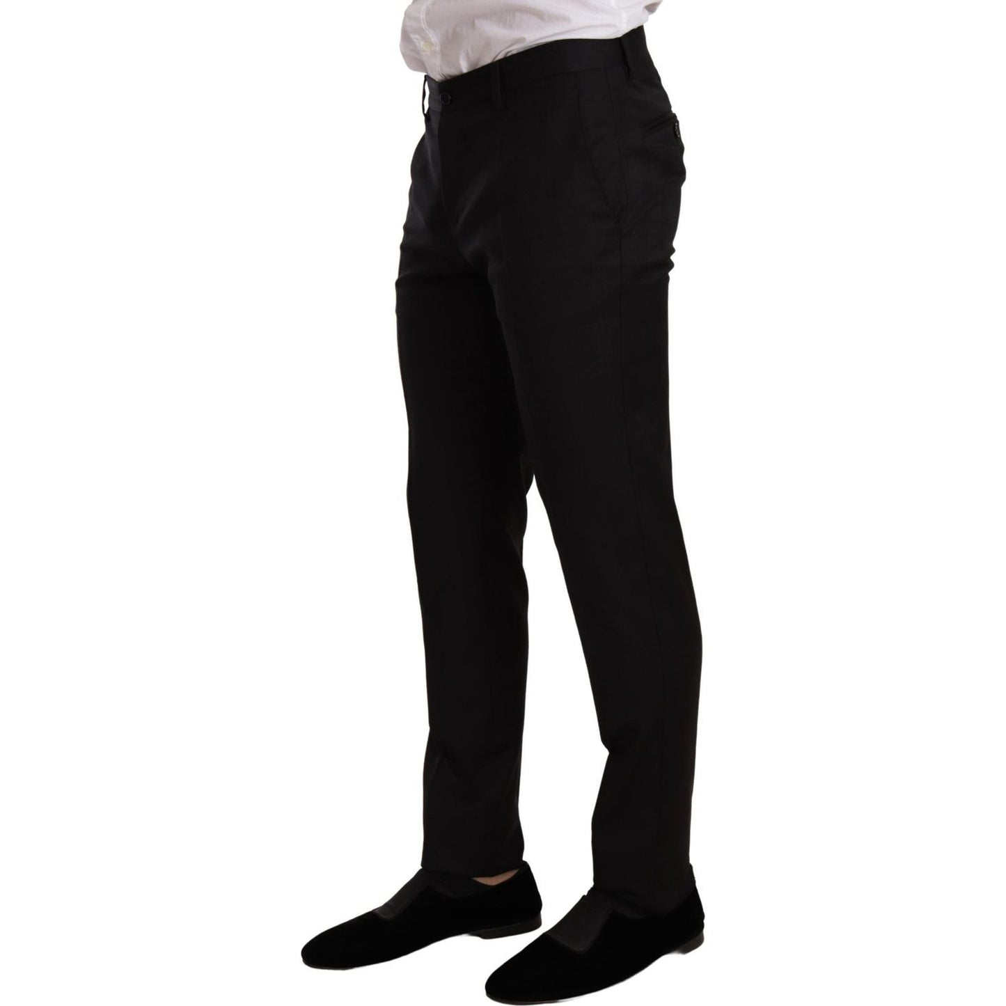 Dolce & Gabbana Elegant Slim Fit Martini Two-Piece Suit Suit Dolce & Gabbana Black