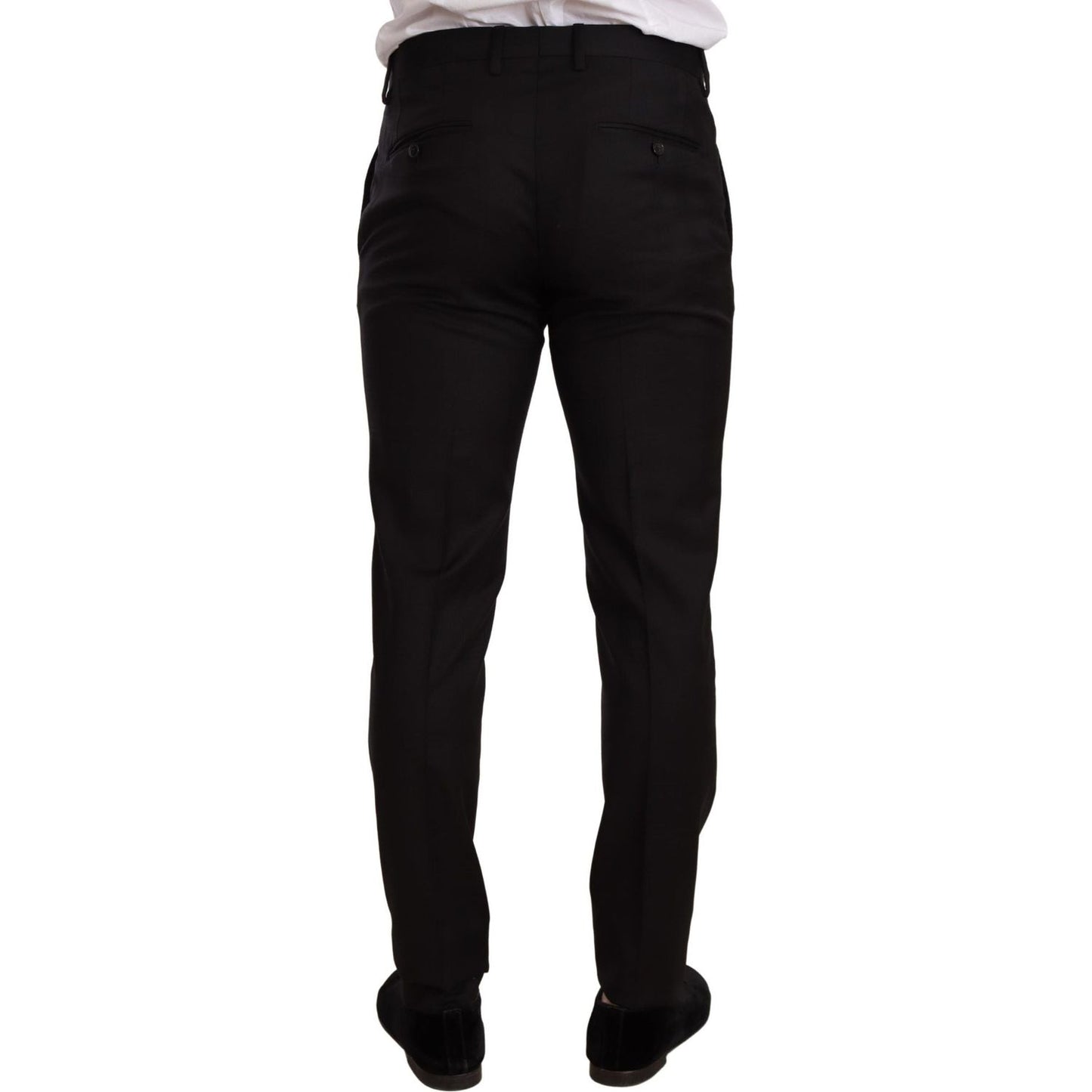 Dolce & Gabbana Elegant Slim Fit Martini Two-Piece Suit Suit Dolce & Gabbana Black