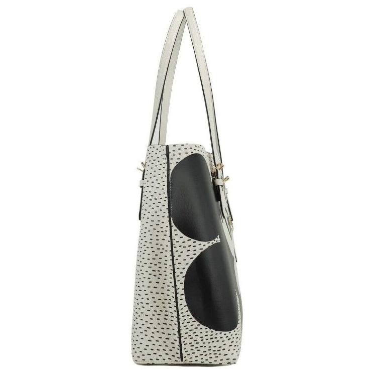 COACH (C6978) Mickey Mouse X Keith Haring Mollie Large Leather Shoulder Tote Bag WOMAN TOTES COACH Gray