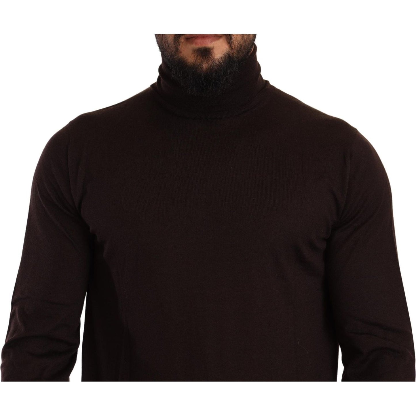 Dolce & Gabbana Elegant Cashmere Turtleneck Sweater Dolce & Gabbana Black