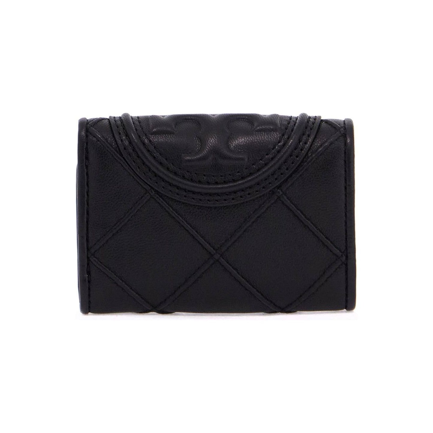 Tory Burch quilted tri-fold fleming Wallets Tory Burch Black