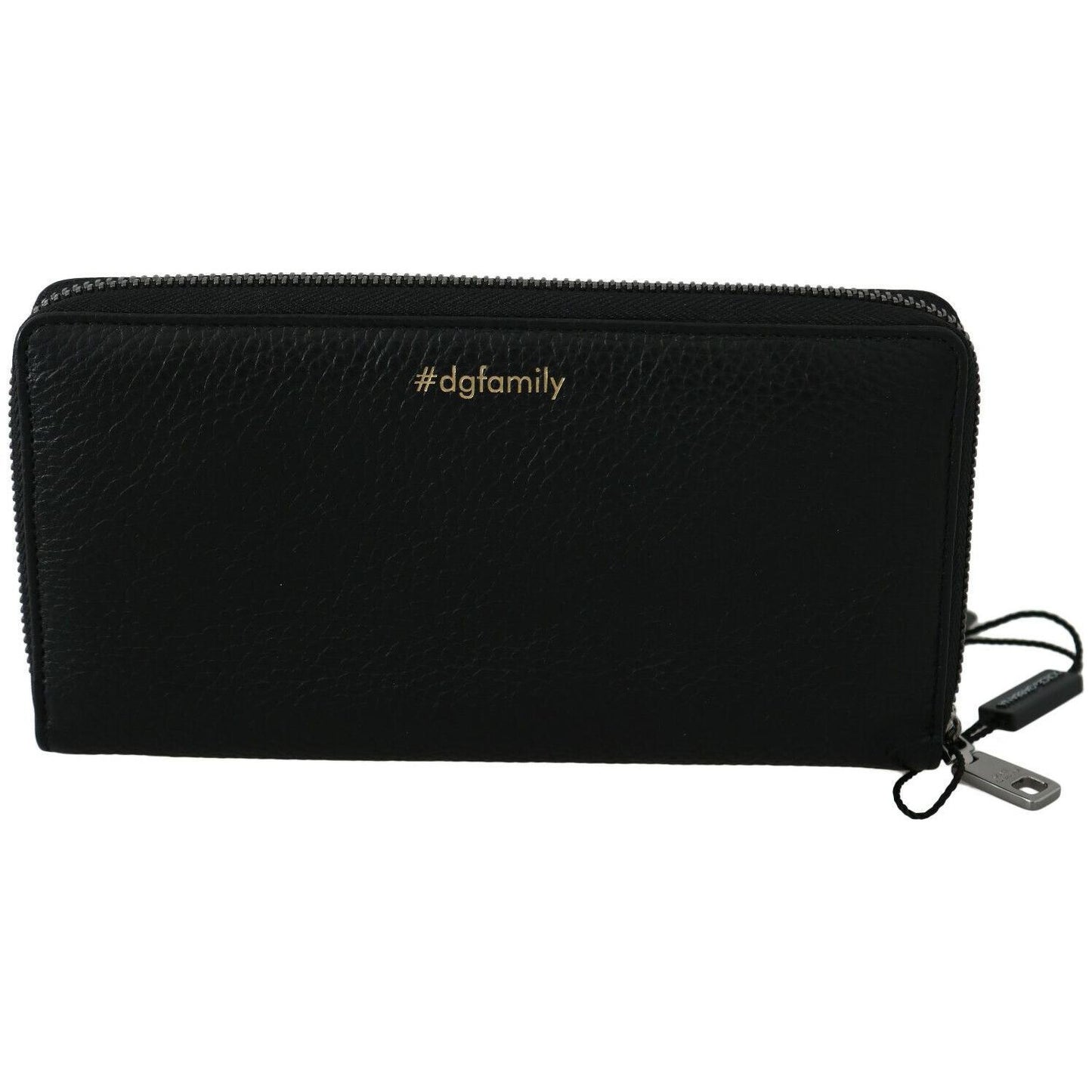 Dolce & Gabbana Chic Black and Red Leather Continental Wallet Dolce & Gabbana Black