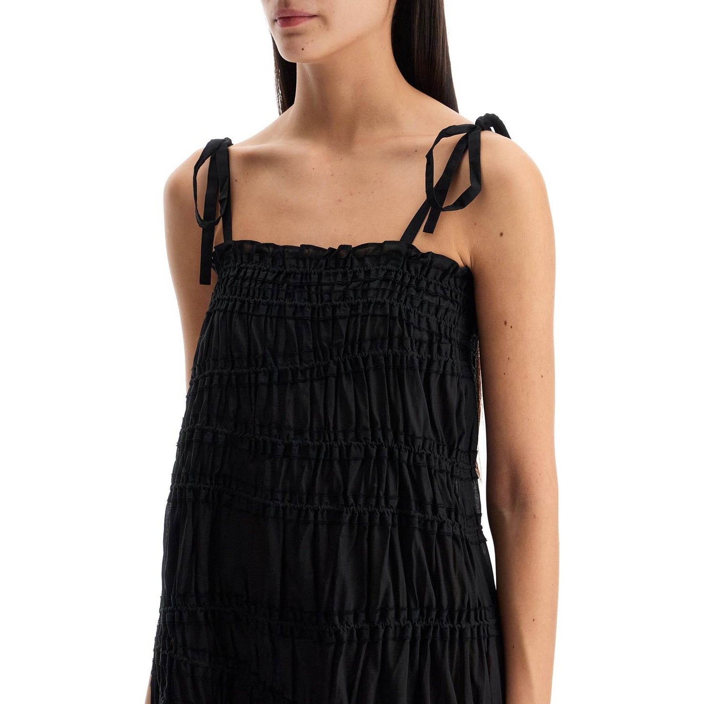 Tory Burch midi smock point dress in Dresses Tory Burch Black