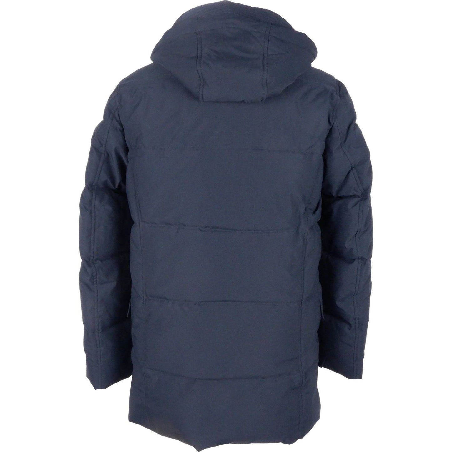 Emilio Romanelli Sleek Blue Men's Hooded Jacket Emilio Romanelli Dark Slate Gray