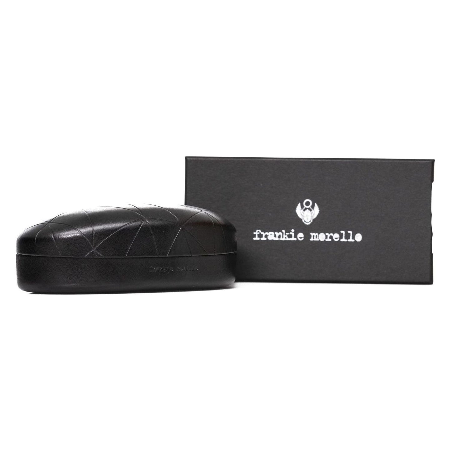 Frankie Morello Light Blue Acetate Women's Sunglass Frankie Morello Dark Slate Gray