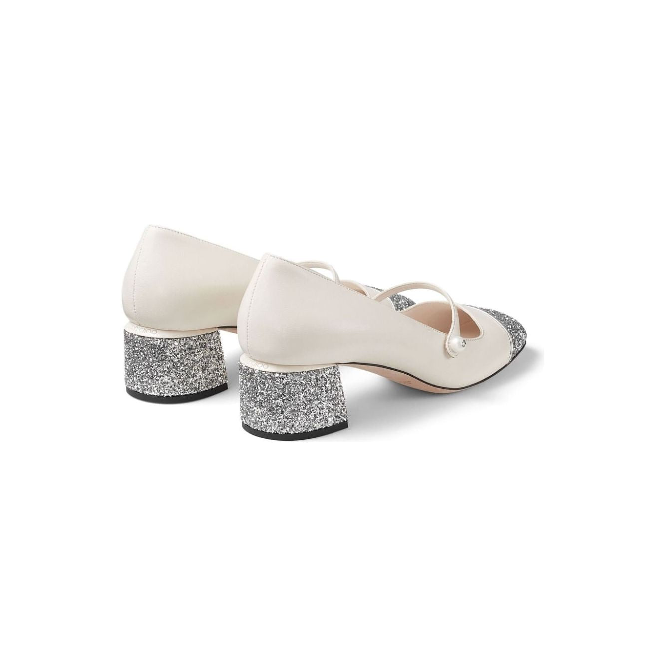 Jimmy Choo With Heel Silver High Heel Jimmy Choo Light Gray