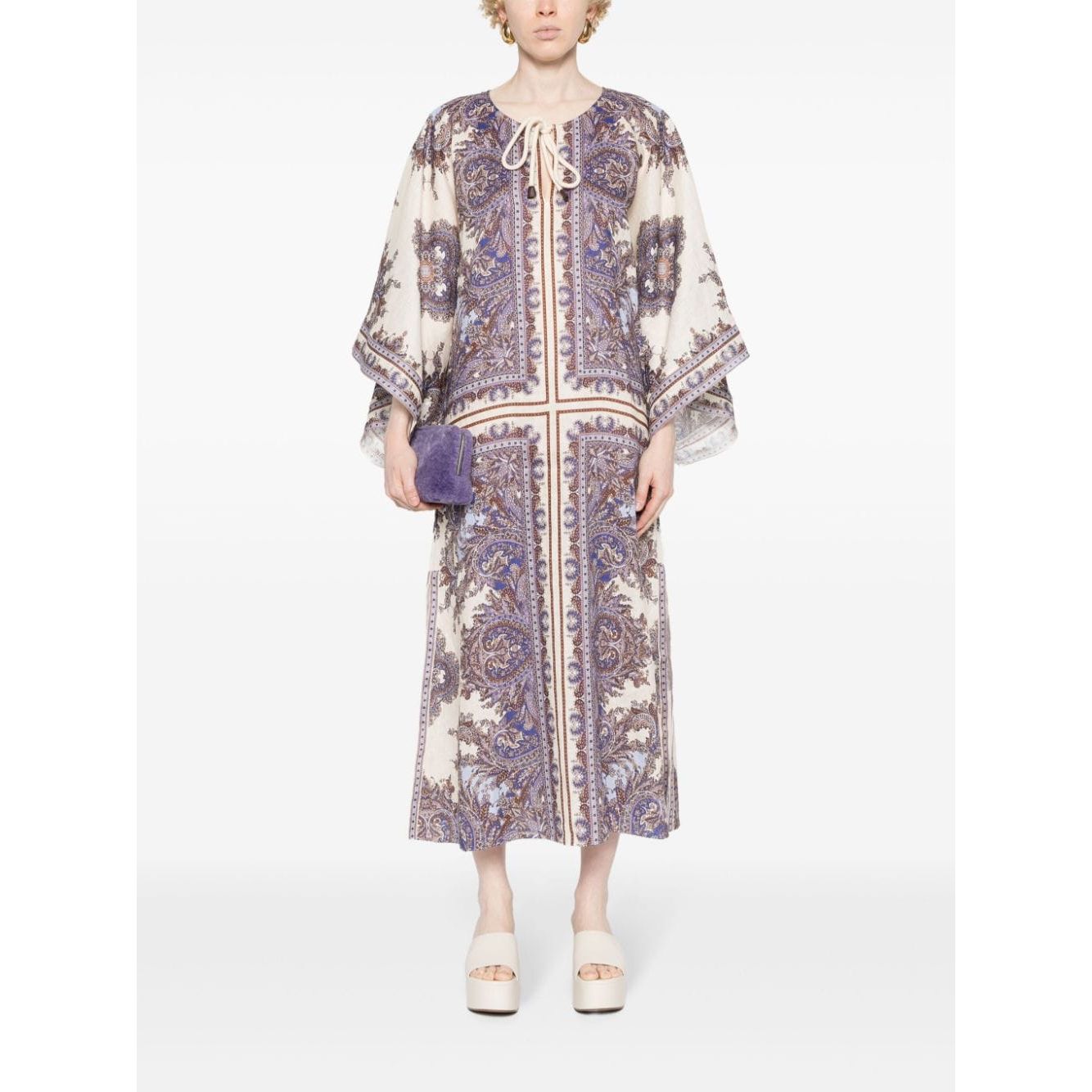 Zimmermann Dresses Purple Dresses Zimmermann White Smoke