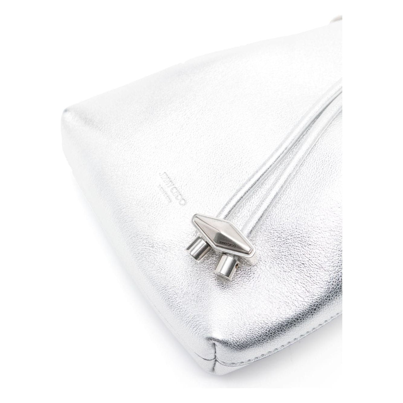 Jimmy Choo Bags.. Silver Clutches Jimmy Choo White Smoke