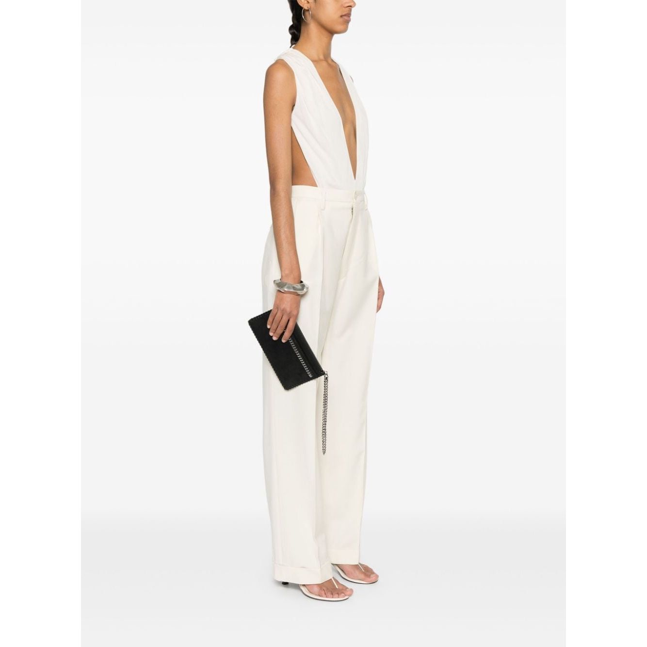 Stella McCartney Wallets Black Wallets Stella McCartney White Smoke