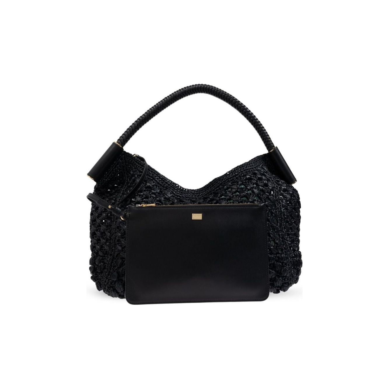 Dolce & Gabbana logo-plaque tote bag women Black Handbag Dolce & Gabbana Black