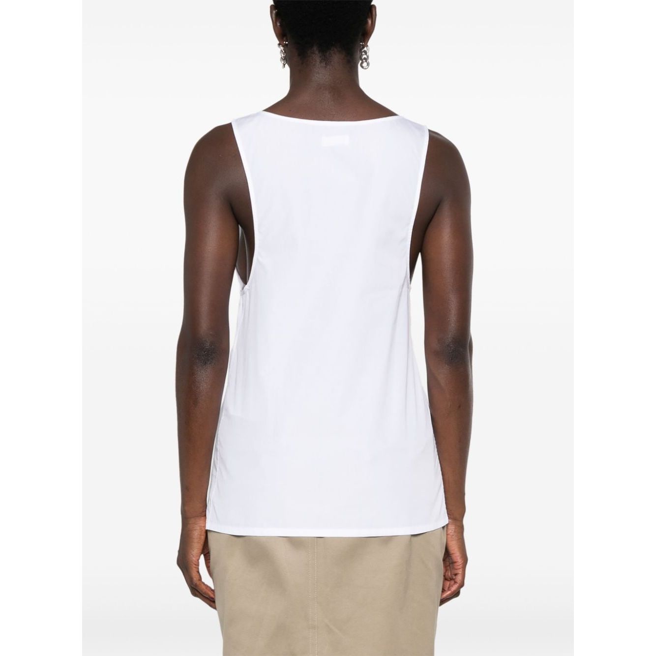 Saint Laurent Top White Topwear Saint Laurent White Smoke