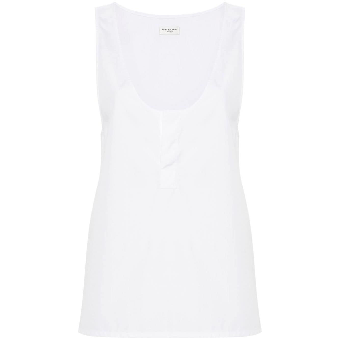 Saint Laurent Top White Topwear Saint Laurent White Smoke
