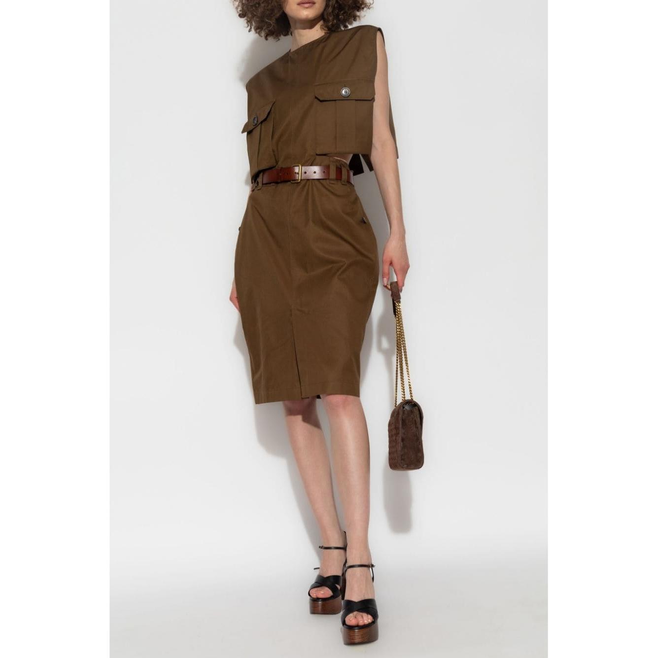 Saint Laurent Dresses Beige Dresses Saint Laurent Light Gray