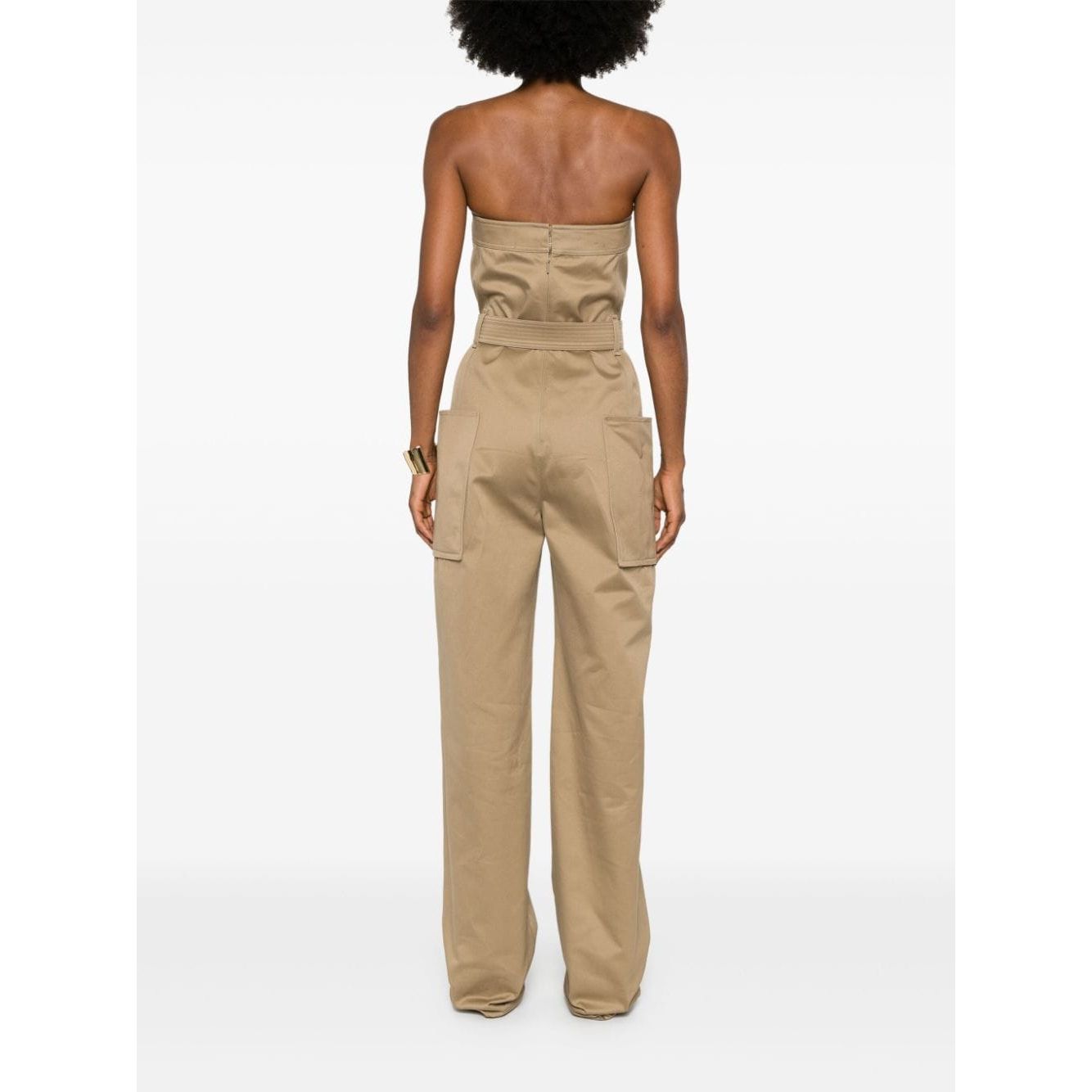 Saint Laurent Dresses Beige Jumpsuits Saint Laurent White Smoke