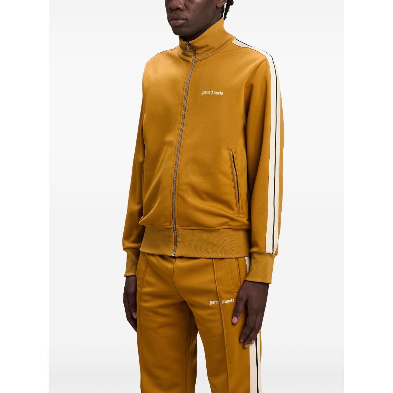 Palm Angels Sweaters Yellow Topwear Palm Angels Saddle Brown