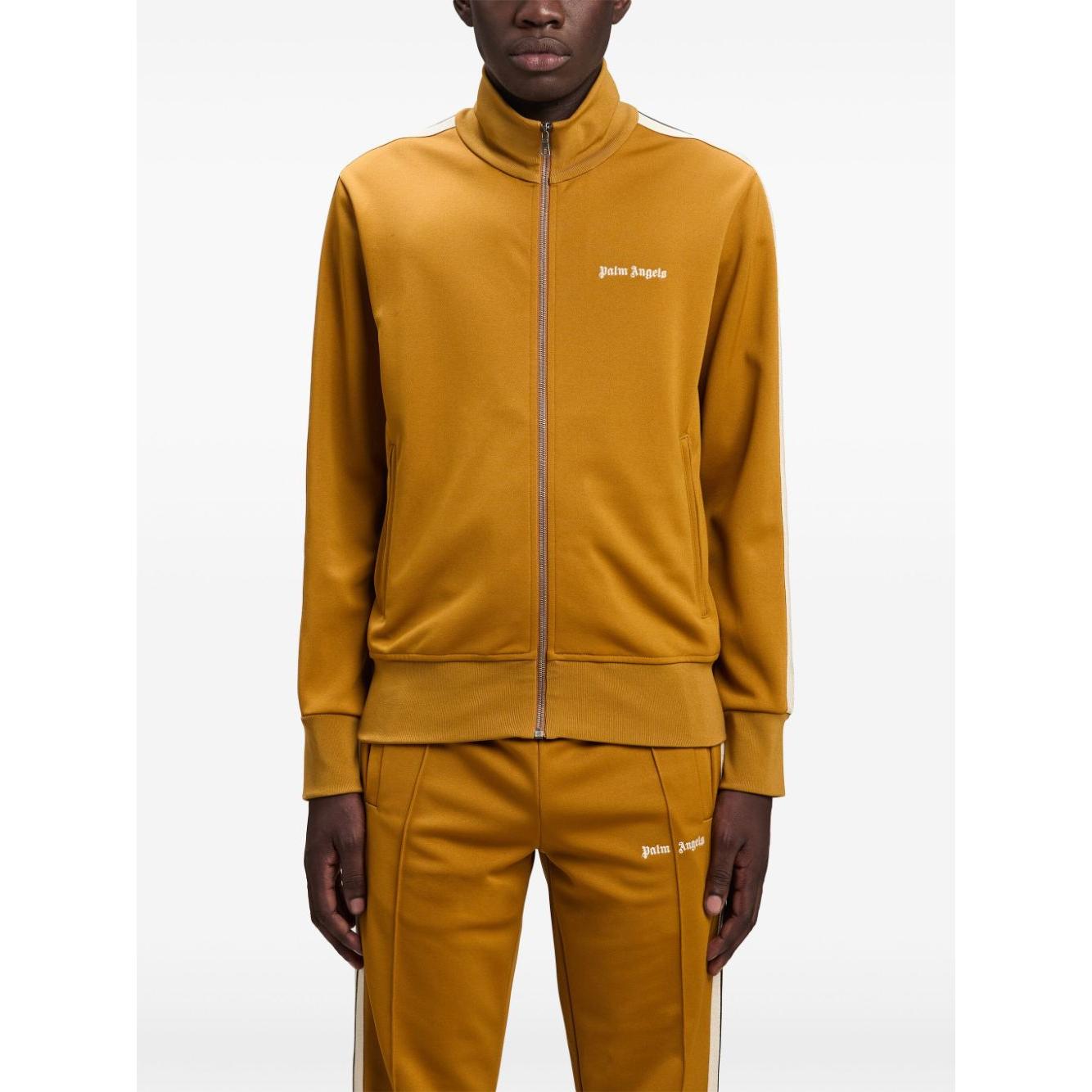 Palm Angels Sweaters Yellow Topwear Palm Angels Saddle Brown