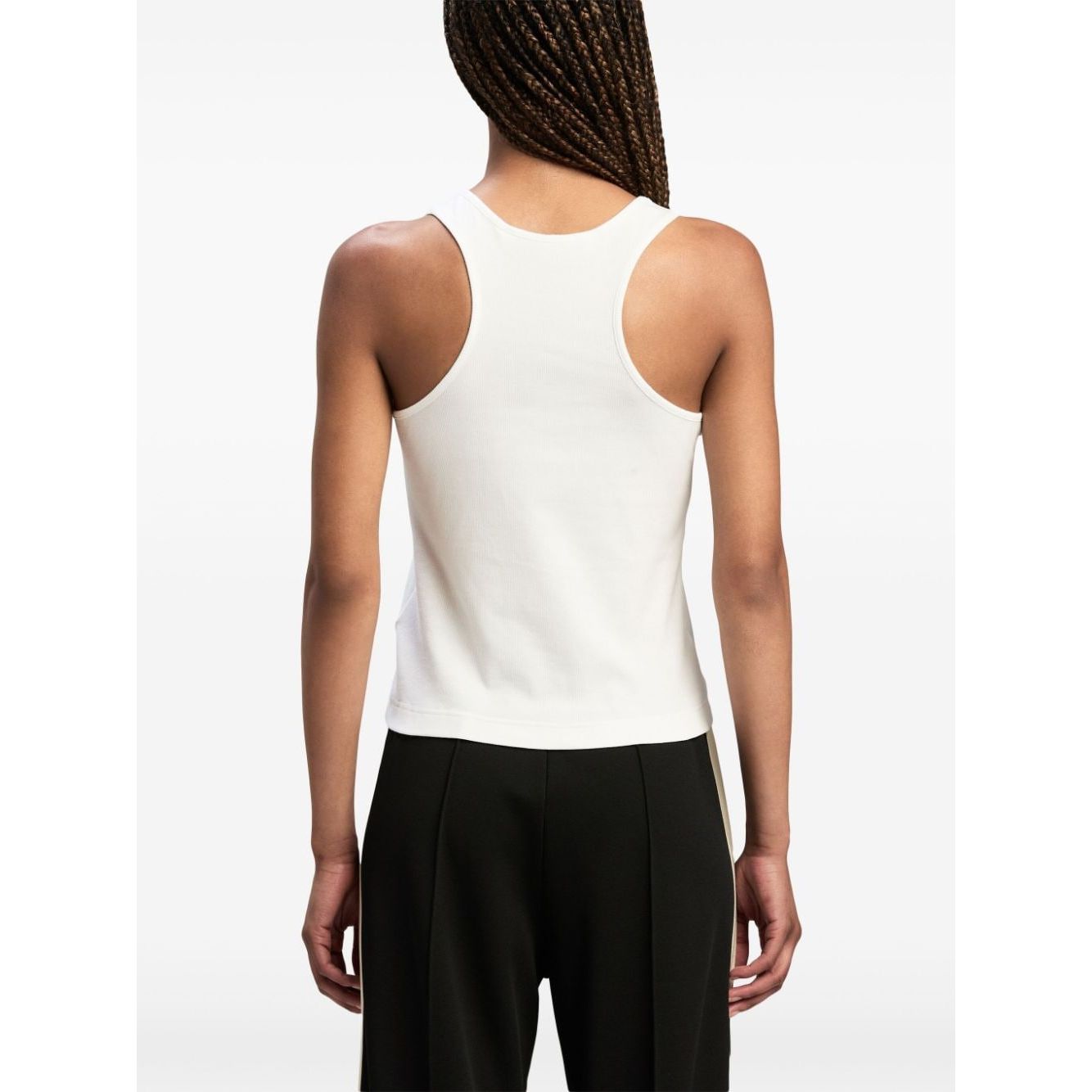 Palm Angels Top White Topwear Palm Angels Black