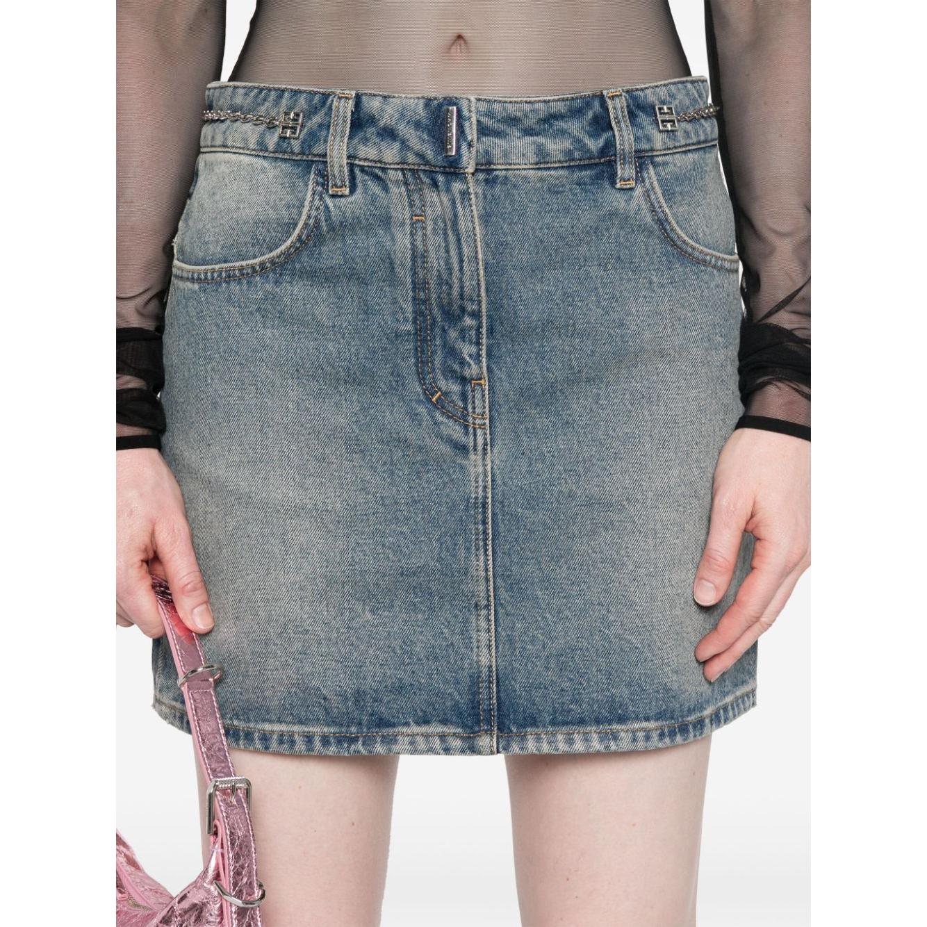 Givenchy Skirts Clear Blue Skirts Givenchy Slate Gray