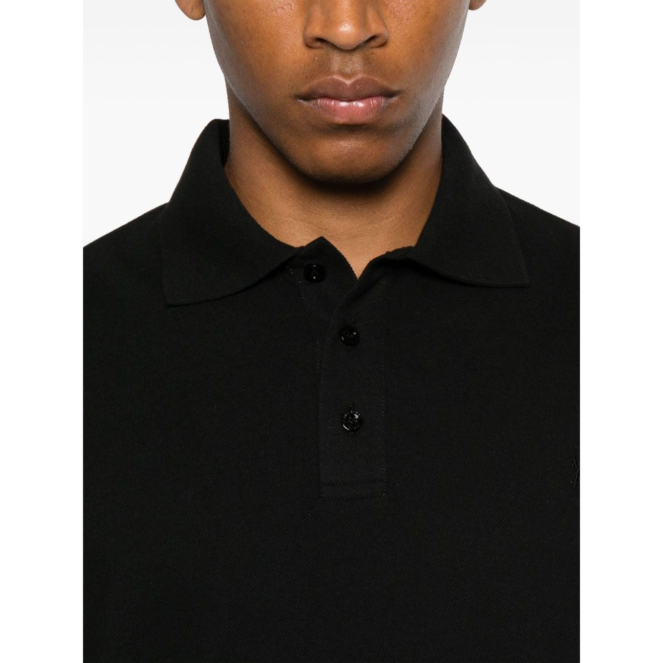 Saint Laurent T-shirts and Polos Black Topwear Saint Laurent Black