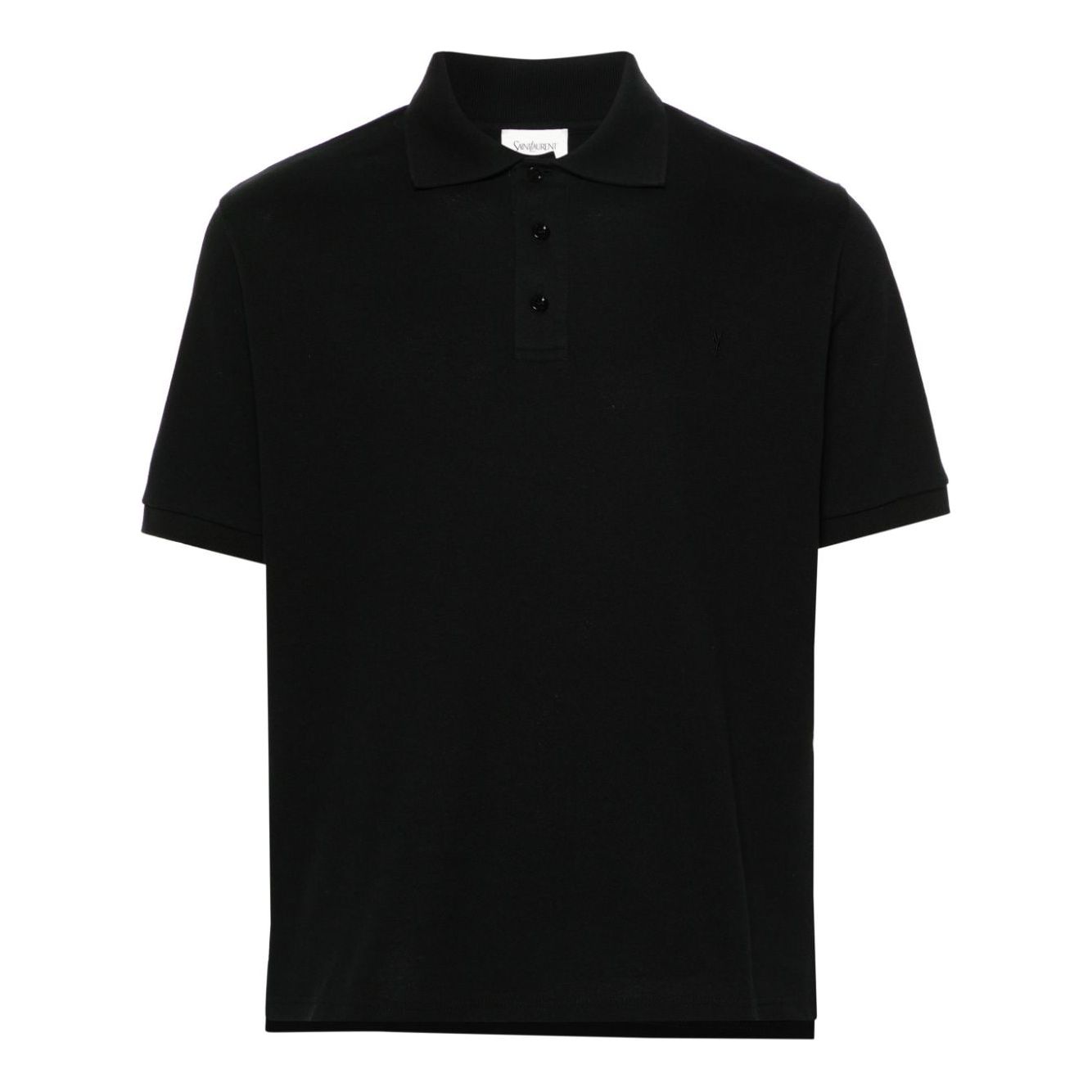 Saint Laurent T-shirts and Polos Black Topwear Saint Laurent Black