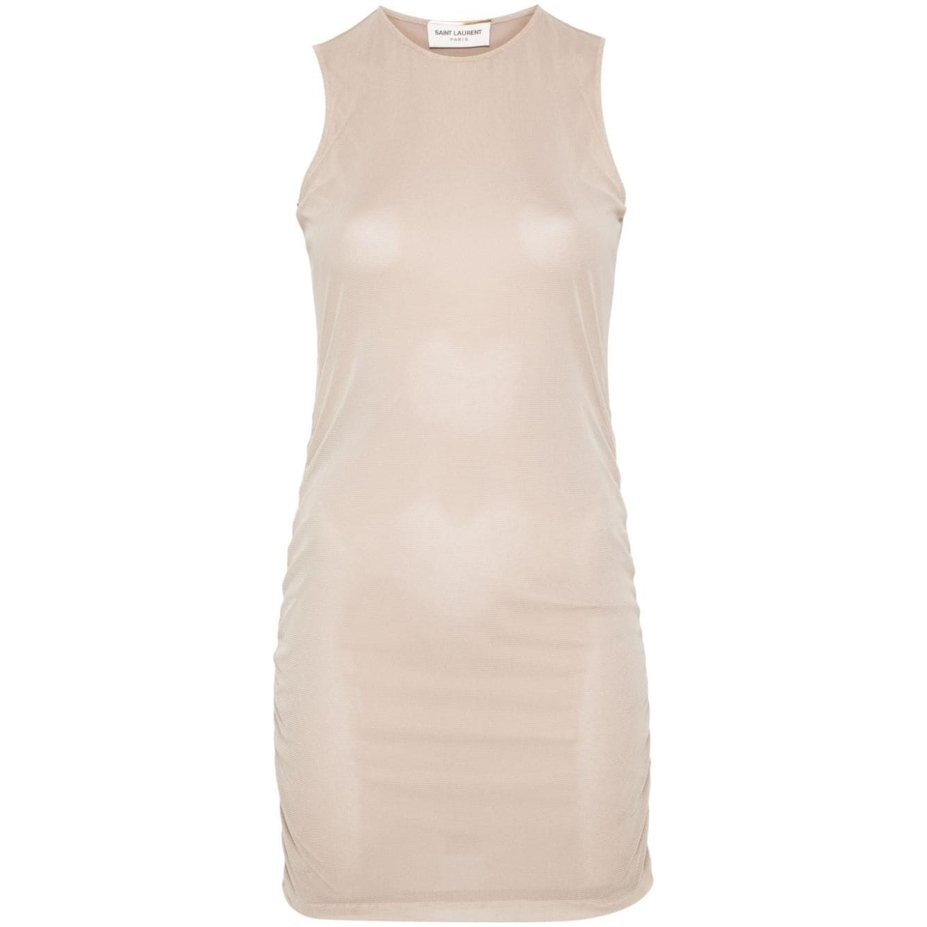 Saint Laurent Dresses Beige Dresses Saint Laurent Light Gray