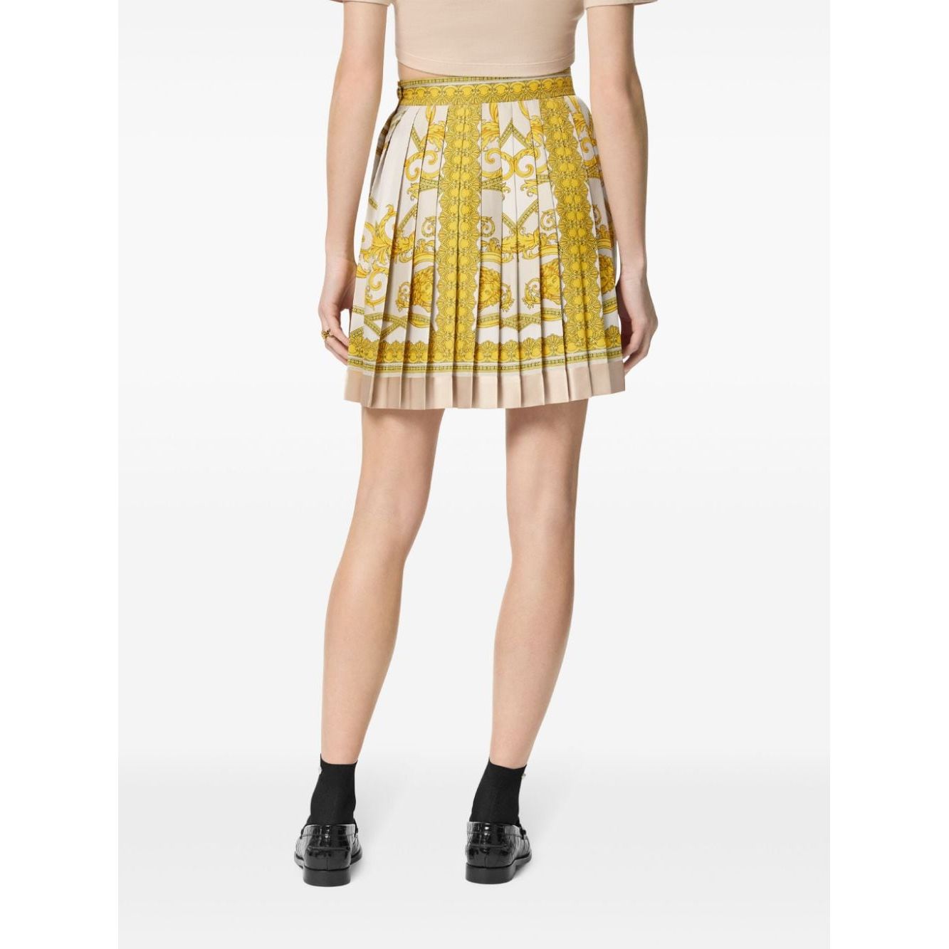 Versace Skirts Golden Skirts Versace Beige