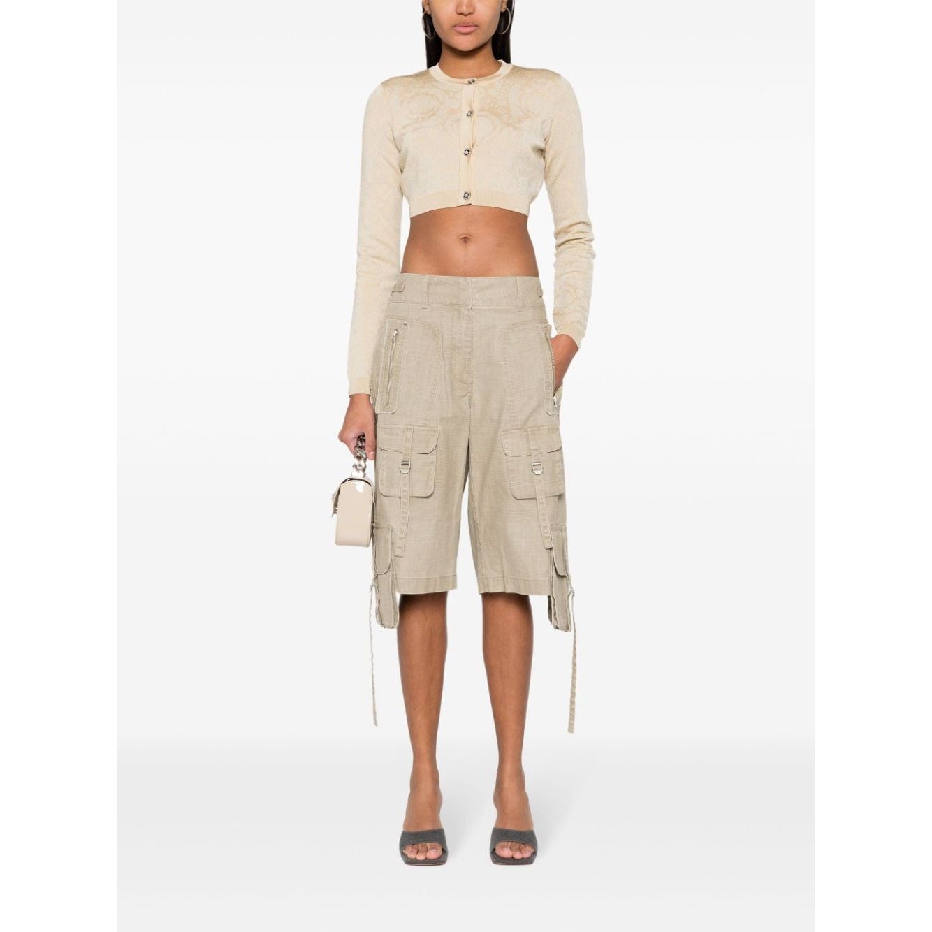 Versace Sweaters Beige Topwear Versace Beige