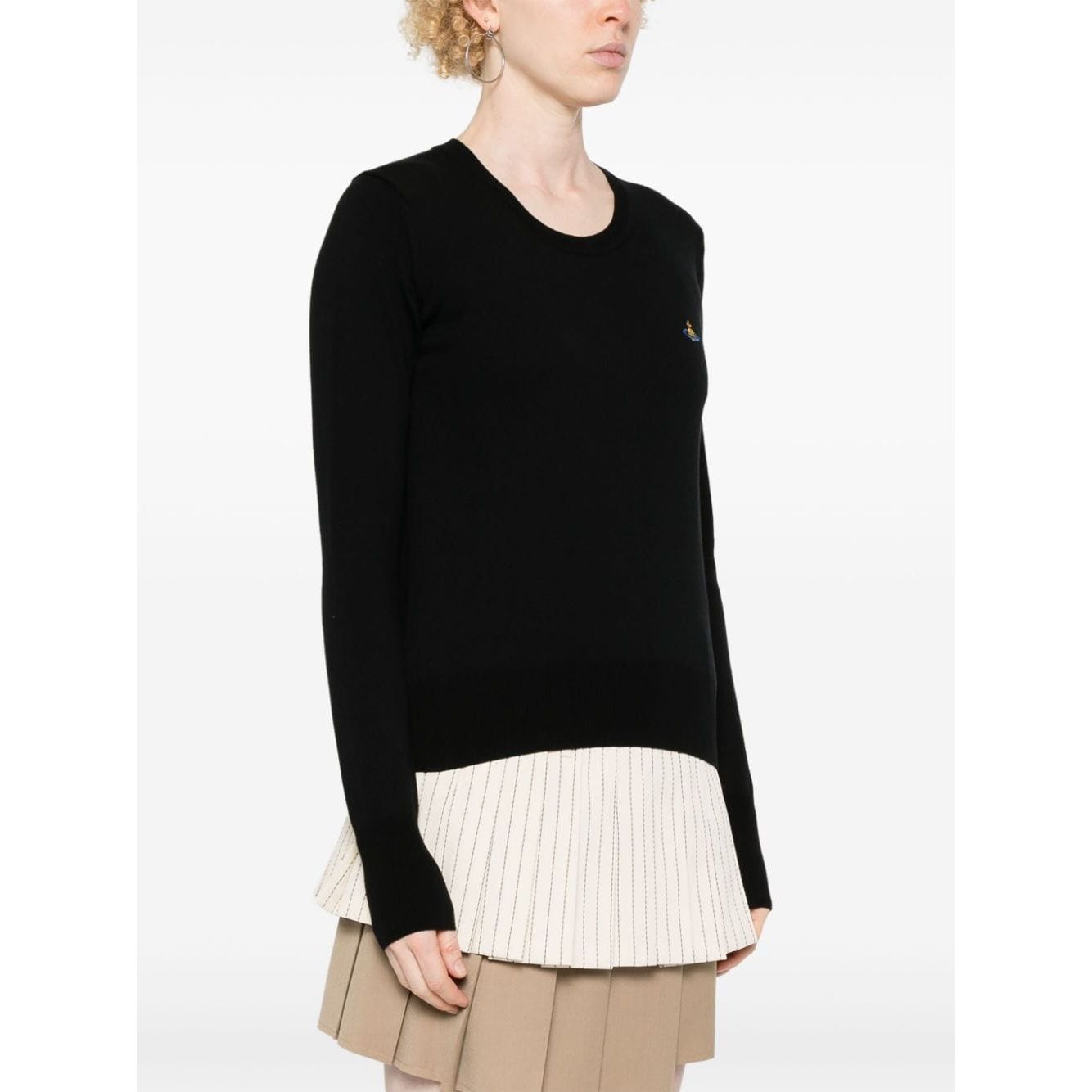 Vivienne Westwood Sweaters Black Topwear Vivienne Westwood Beige