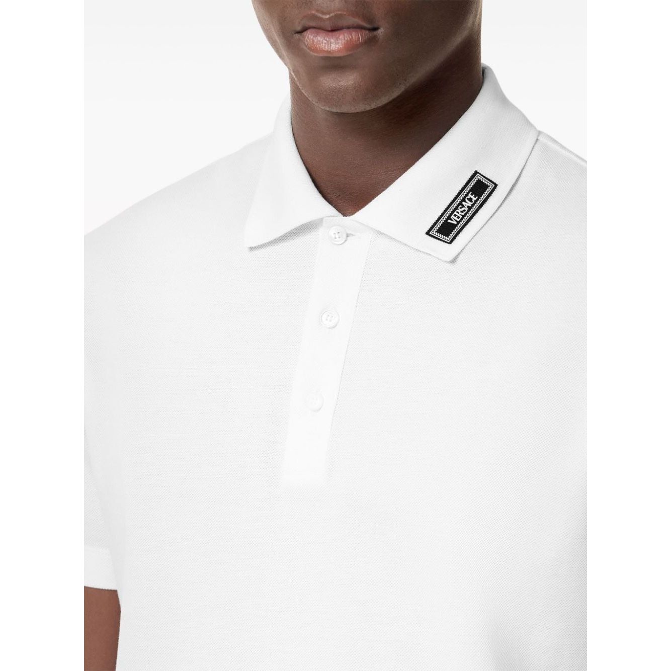 Versace T-shirts and Polos White Topwear Versace White Smoke