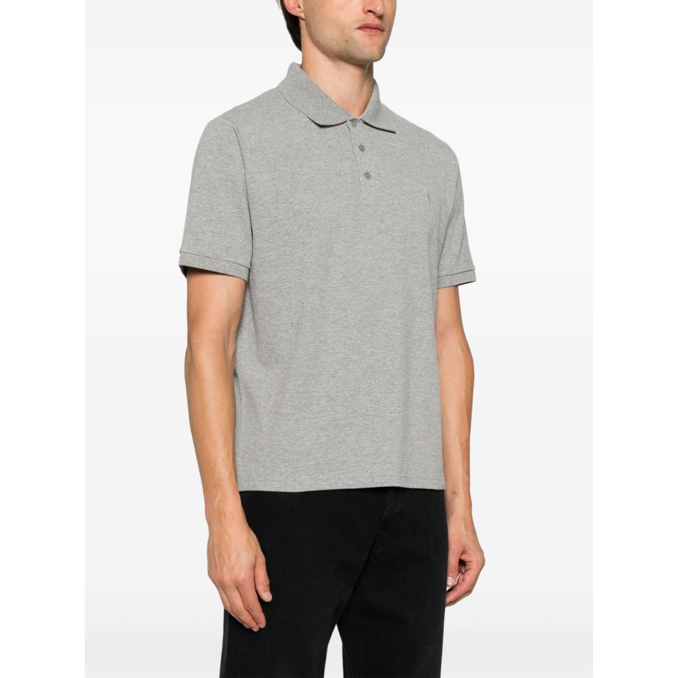 Saint Laurent T-shirts and Polos Grey Topwear Saint Laurent Light Gray