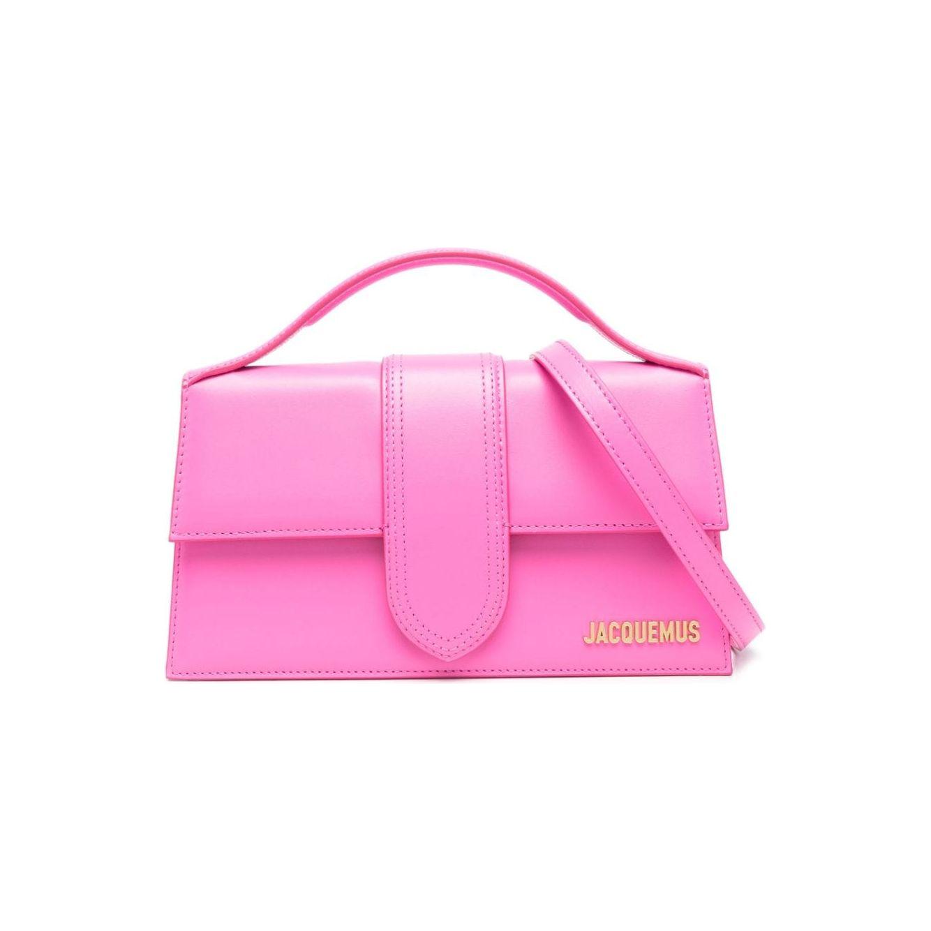 JACQUEMUS Le Grand Bambino Tote Bag in Fuchsia Handbag JACQUEMUS Hot Pink