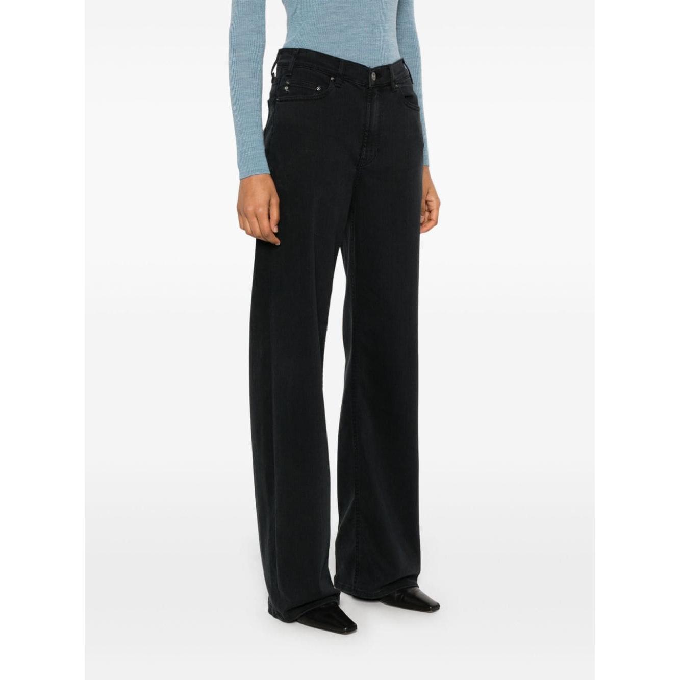 AG JEANS Jeans Black Jeans AG JEANS White Smoke