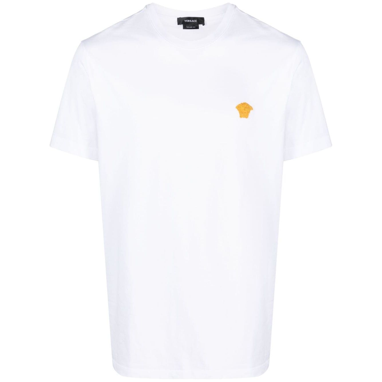 Versace Medusa Head patch T-shirt Topwear Versace White Smoke
