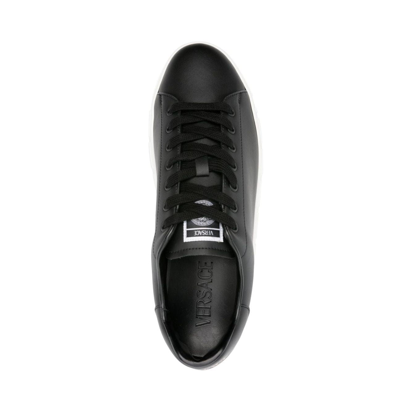 Versace greca faux leather sneakers Sneakers Versace Dark Slate Gray