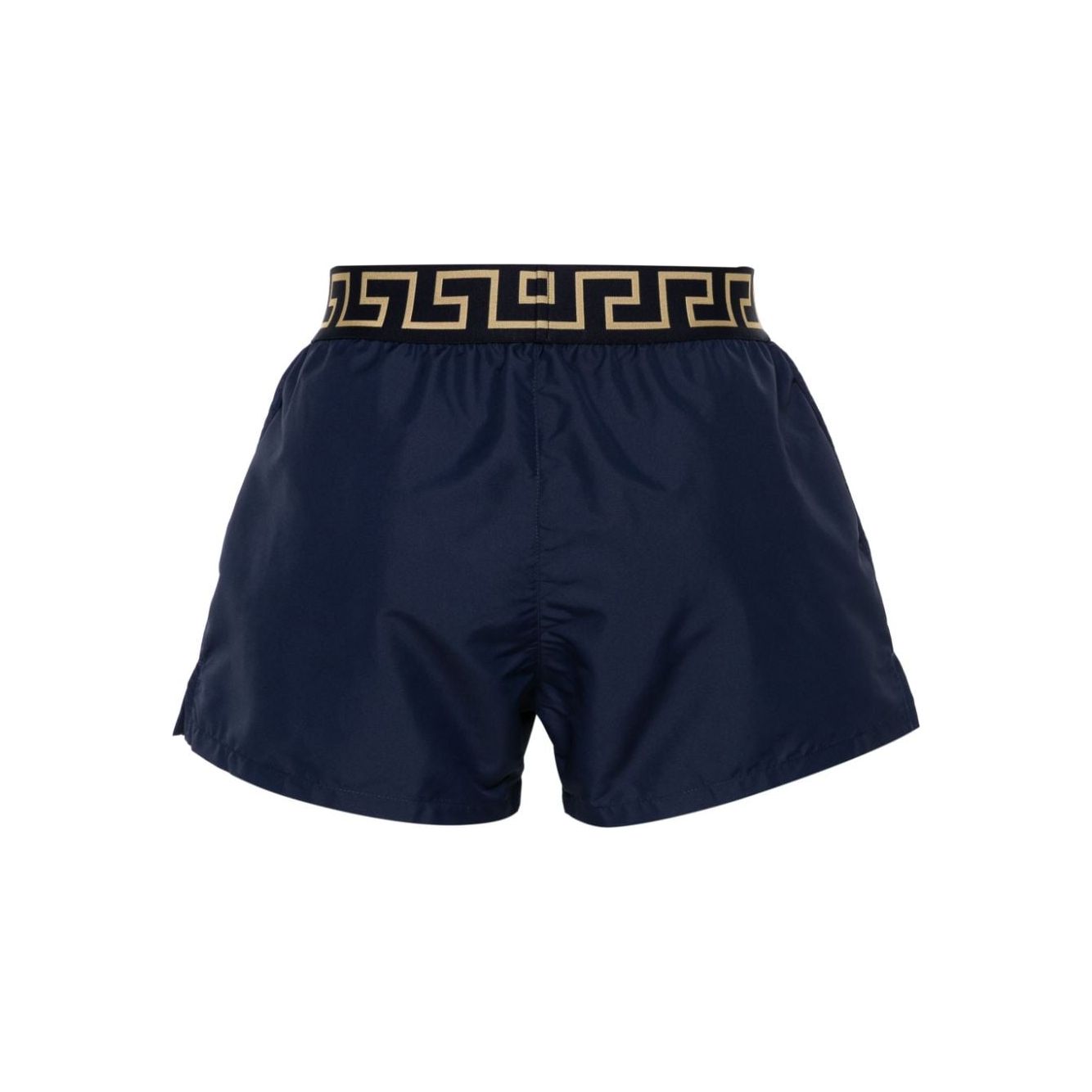 Versace Greca Border swim shorts in Blue Beachwear & underwear Versace Dark Slate Gray