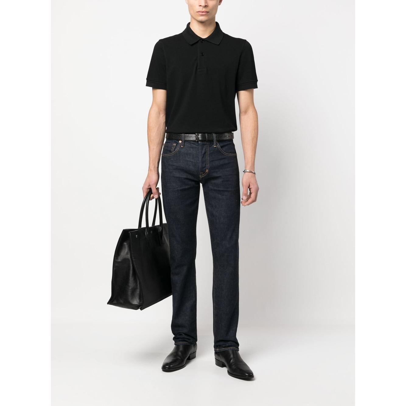 Tom Ford T-shirts and Polos Black Topwear Tom Ford Black