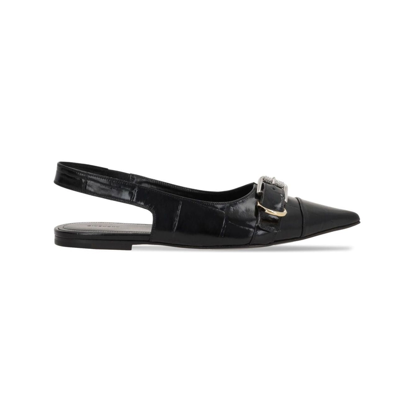 Givenchy Voyou Ballerinas Flat Shoes Givenchy Dark Slate Gray